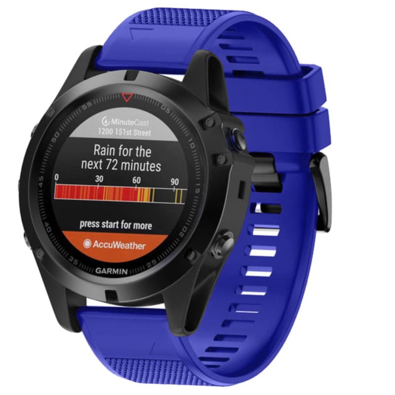 Xtreme Xccessories Deluxe 26mm Quick Release Strap for Garmin Fenix 7X/6X/5X/3 & More - 20mm Nylon Stretch Replacement Watch Strap For